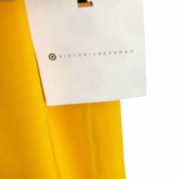 Victoria Beckham x Target 2X Marigold Tulip Appliqué Mod Shift Dress Yellow - Picture 8 of 12